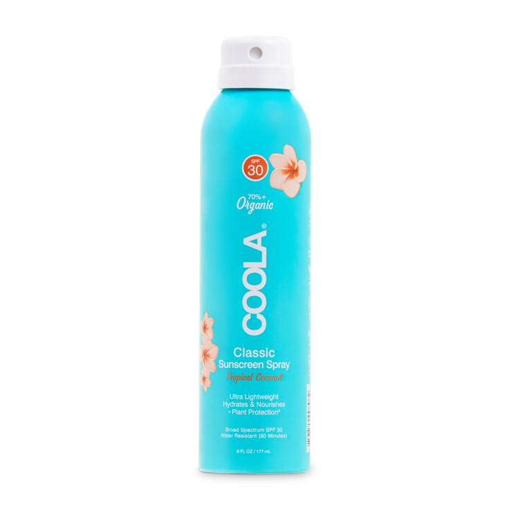 Spray solaire tropical noix coco FPS30